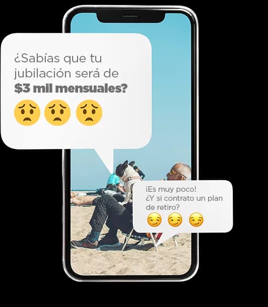 Simulación de una jubilación baja